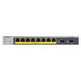 NETGEAR - GS110TP Gestionado L2/L3/L4 Gigabit Ethernet (10/100/1000) Energía sobre Ethernet (PoE) Gris