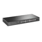 TP-Link - TL-SG1428PE switch Gestionado L2 Gigabit Ethernet (10/100/1000) Energía sobre Ethernet (PoE) 1U Negro