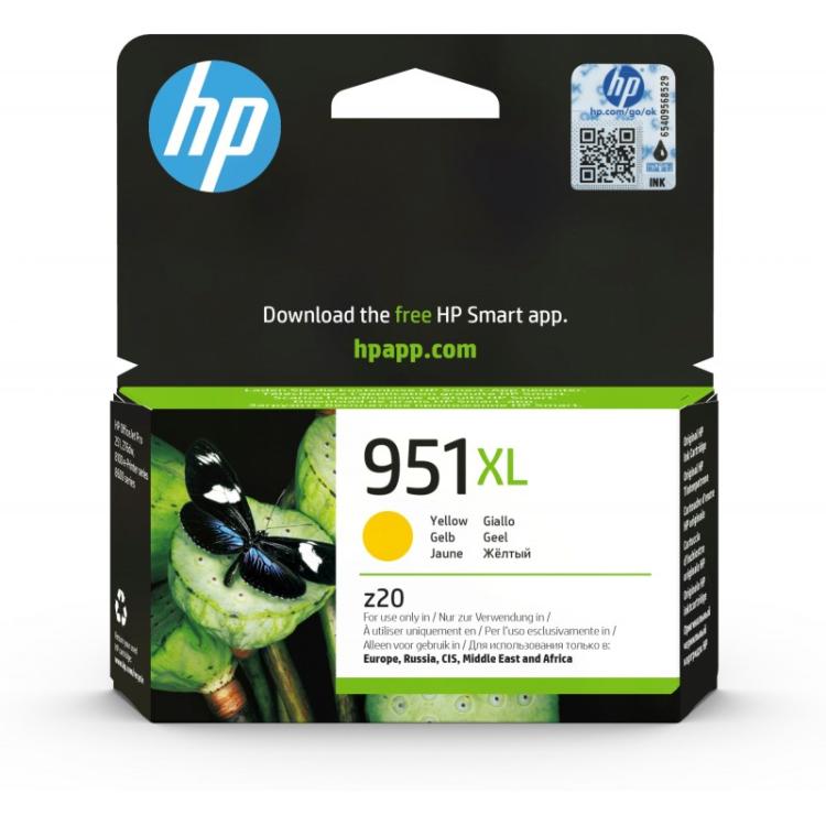 HP - Cartucho de tinta original 951XL de alta capacidad amarillo