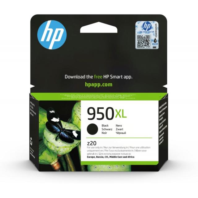 HP - Cartucho de tinta original 950XL de alta capacidad negro
