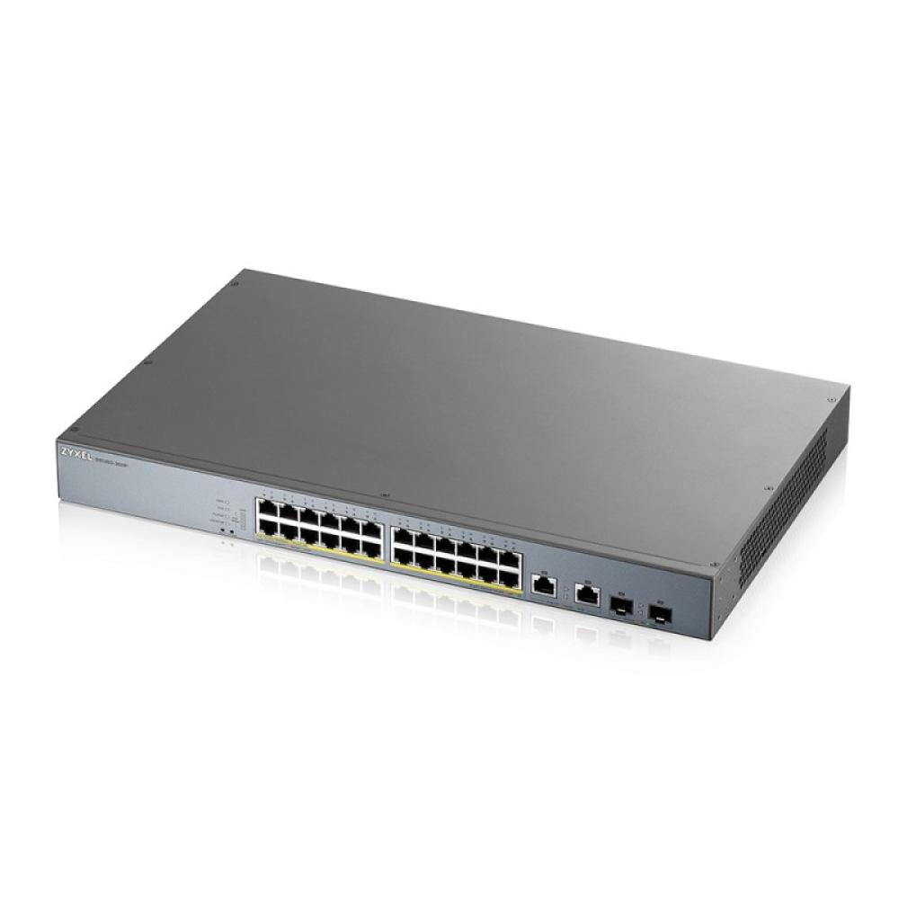Zyxel - GS1350-26HP-EU0101F switch Gestionado L2 Gigabit Ethernet (10/100/1000) Energía sobre Ethernet (PoE) Gris
