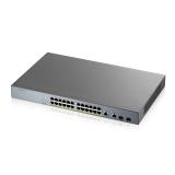 Zyxel - GS1350-26HP-EU0101F switch Gestionado L2 Gigabit Ethernet (10/100/1000) Energía sobre Ethernet (PoE) Gris