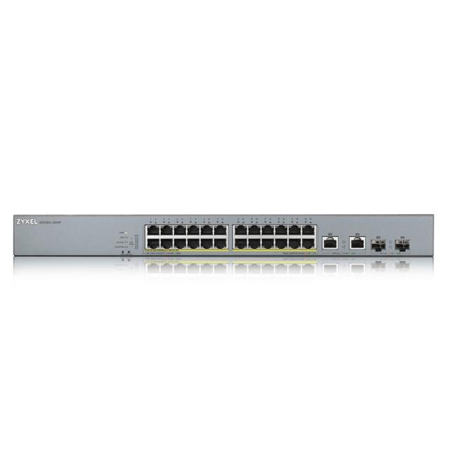 Zyxel - GS1350-26HP-EU0101F switch Gestionado L2 Gigabit Ethernet (10/100/1000) Energía sobre Ethernet (PoE) Gris