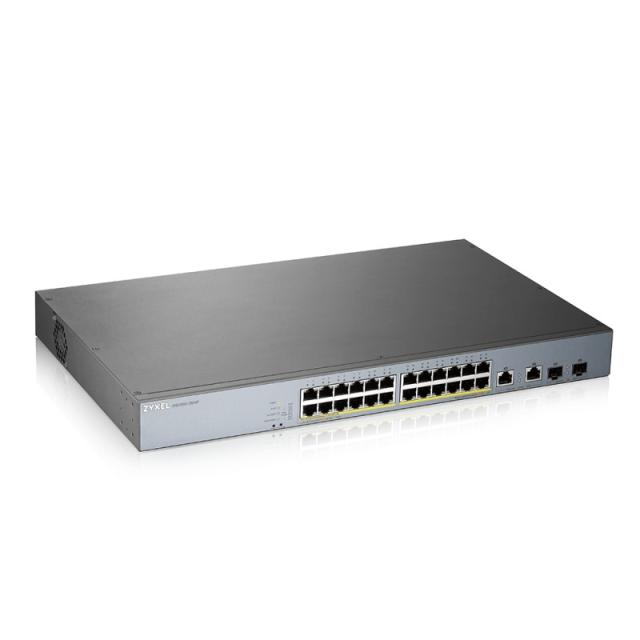 Zyxel - GS1350-26HP-EU0101F switch Gestionado L2 Gigabit Ethernet (10/100/1000) Energía sobre Ethernet (PoE) Gris