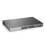 Zyxel - GS1350-26HP-EU0101F switch Gestionado L2 Gigabit Ethernet (10/100/1000) Energía sobre Ethernet (PoE) Gris