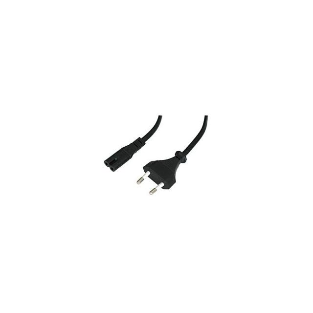 Lindy - 30422 cable de transmisión Negro 3 m CEE7/16 C7 acoplador