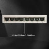 Lindy - 25045 switch Gestionado Gigabit Ethernet (10/100/1000) Energía sobre Ethernet (PoE) Plata