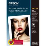 Epson - Archival Matte Paper, DIN A3, 189 g/m², 50 hojas