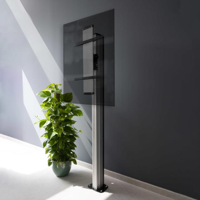 TooQ - FS2270M-B soporte para pantalla de señalización 177,8 cm (70") Plata