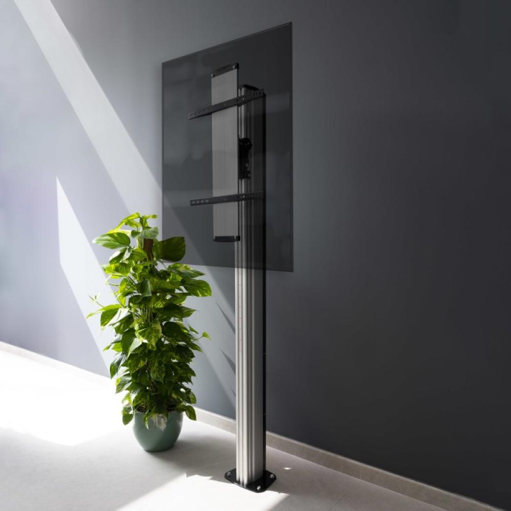 TooQ - FS2270M-B soporte para pantalla de señalización 177,8 cm (70") Plata