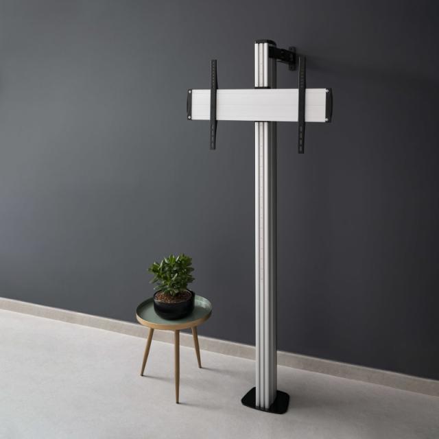 TooQ - FS2270M-B soporte para pantalla de señalización 177,8 cm (70") Plata