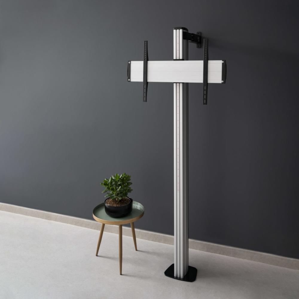 TooQ - FS2270M-B soporte para pantalla de señalización 177,8 cm (70") Plata