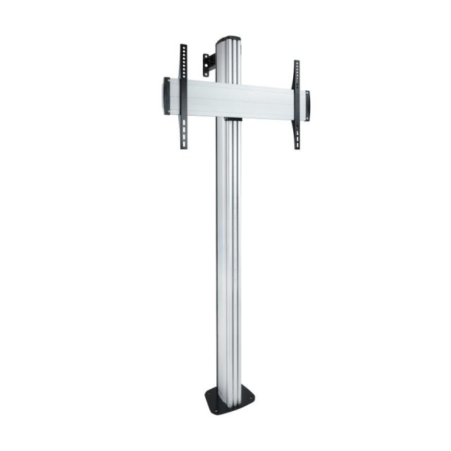 TooQ - FS2270M-B soporte para pantalla de señalización 177,8 cm (70") Plata