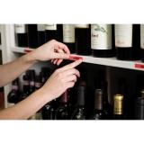 DYMO - D1 - Etiquetas estándar - Negro sobre rojo - 12mm x 7m