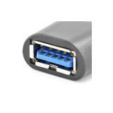 Ewent - EW-100518-000-N-P cable gender changer USB 3.1 Type C USB 3.1 Type A Negro