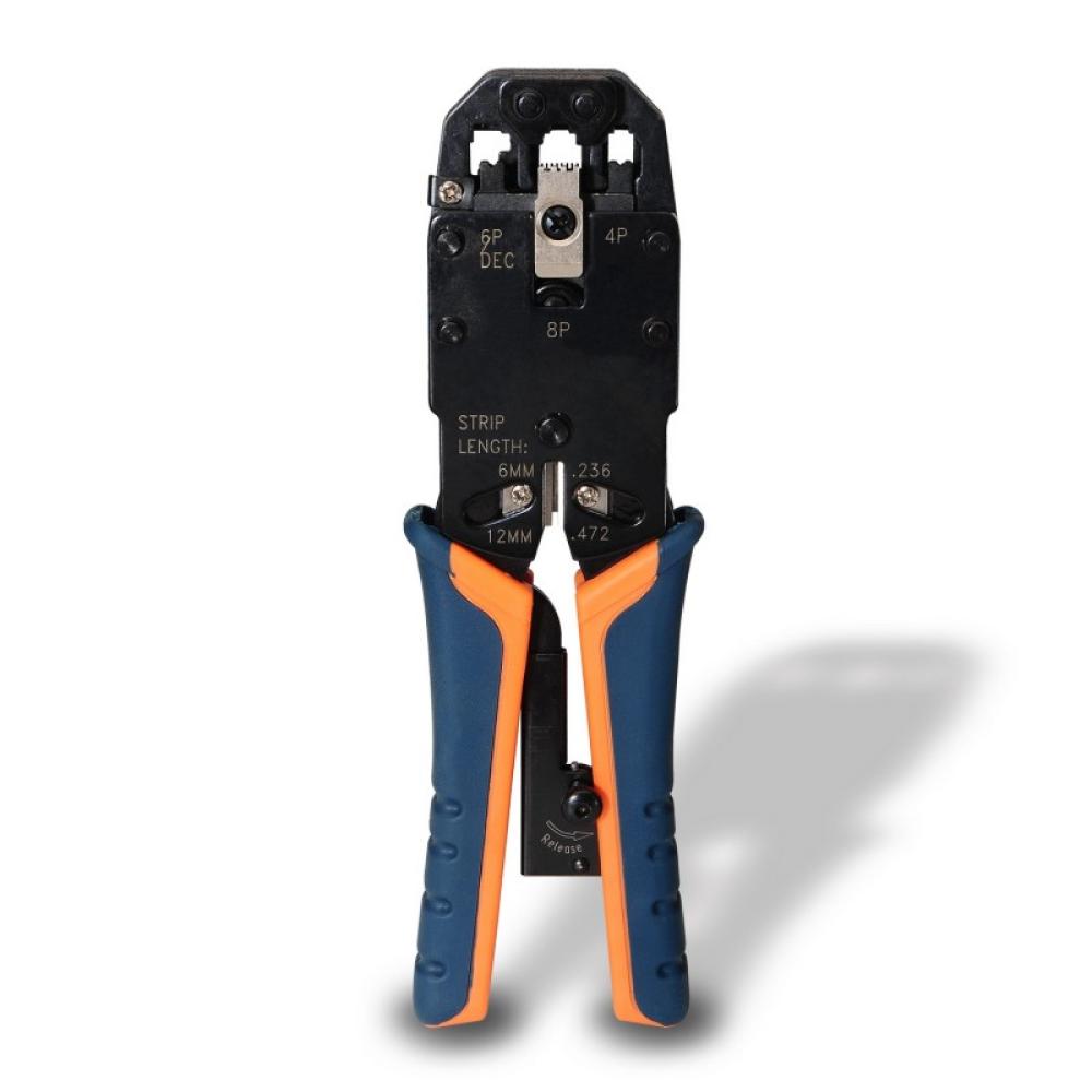 AISENS - A142-0311 crimpadora Herramienta para prensar Negro, Azul, Naranja