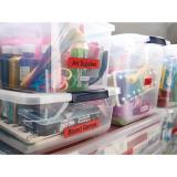 DYMO - D1 - Etiquetas estándar - Negro sobre rojo - 12mm x 7m