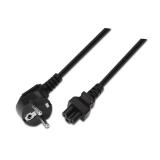 AISENS - A132-0172 cable de transmisión Negro 1,5 m CEE7/7 C5 acoplador