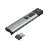 Trust - Kazun apuntador inalámbricos RF Aluminio, Negro