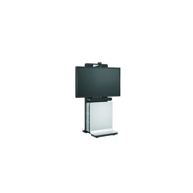 Vogel''s - PFF 5100 Soporte de suelo con ruedas para pantalla plana Negro, Plata