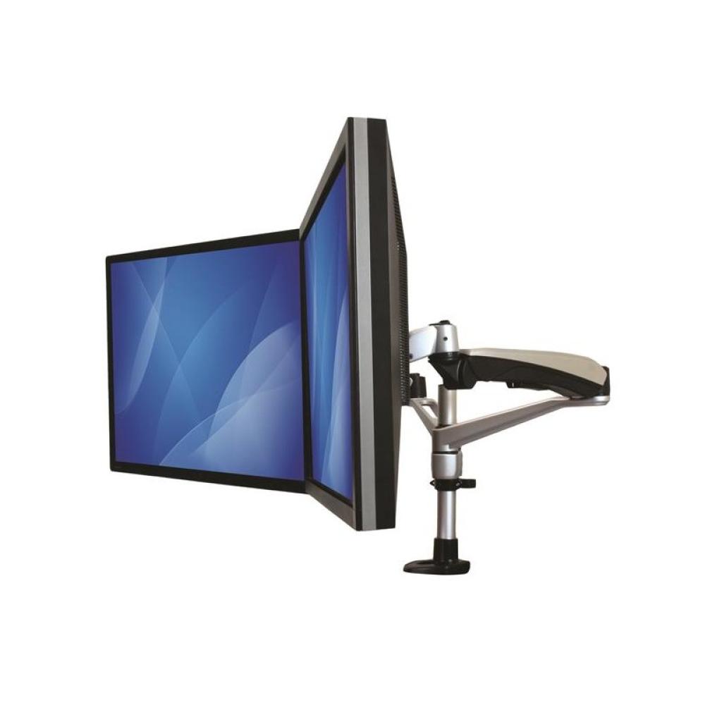 StarTech.com - Soporte para Dos Monitores con Brazos Móviles - Apilable