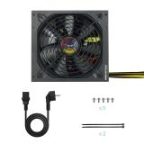 TooQ - TQAPOLO-650SP unidad de fuente de alimentación 650 W 20+4 pin ATX ATX Negro