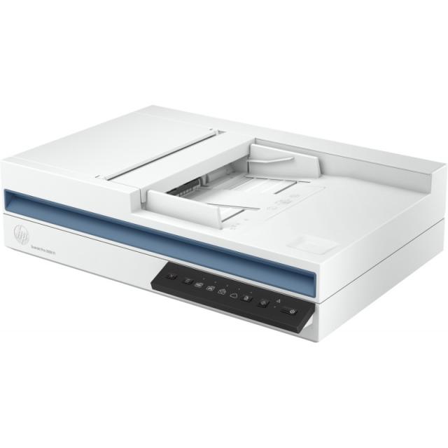 HP - Scanjet Pro 2600 f1 Escáner de superficie plana y alimentador automático de documentos (ADF) 600 x 600 DPI A4 Blanco