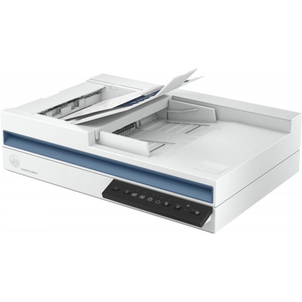 HP - Scanjet Pro 2600 f1 Escáner de superficie plana y alimentador automático de documentos (ADF) 600 x 600 DPI A4 Blanco