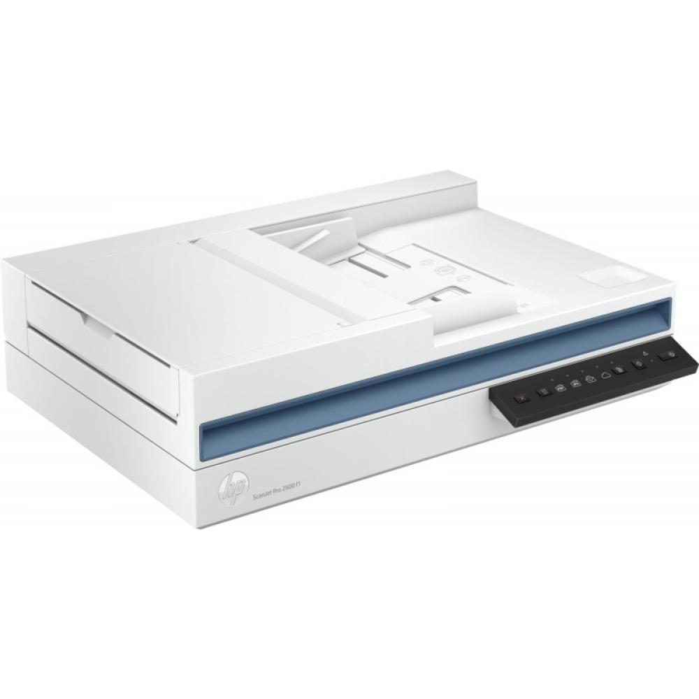 HP - Scanjet Pro 2600 f1 Escáner de superficie plana y alimentador automático de documentos (ADF) 600 x 600 DPI A4 Blanco