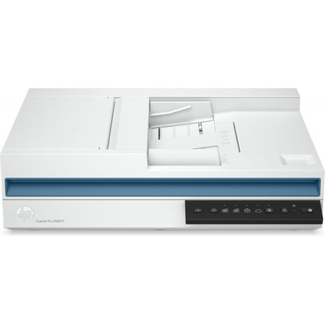 HP - Scanjet Pro 2600 f1 Escáner de superficie plana y alimentador automático de documentos (ADF) 600 x 600 DPI A4 Blanco