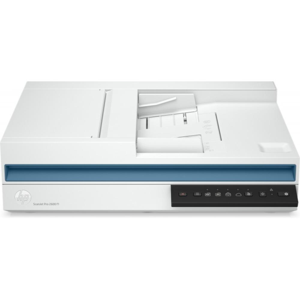 HP - Scanjet Pro 2600 f1 Escáner de superficie plana y alimentador automático de documentos (ADF) 600 x 600 DPI A4 Blanco