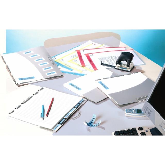 DYMO - D1 - Etiquetas estándar - Azul sobre blanco - 12mm x 7m