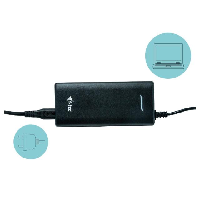 i-tec - USB-C Metal Nano Dock HDMI/VGA with LAN + Charger 112W