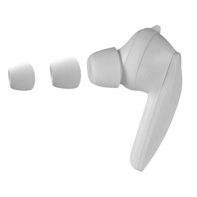 Mars Gaming - MHI-ULTRA Blanco, Auriculares Inalámbricos TWS, RGB Flow, Bluetooth 5.3, Triple Cancelación Ruido, 24H Batería