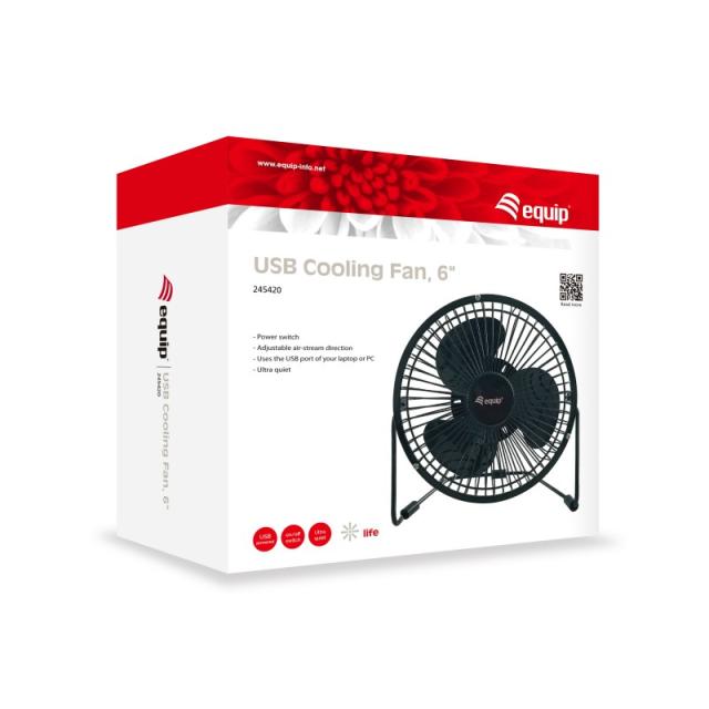 Equip - 245420 ventilador Negro