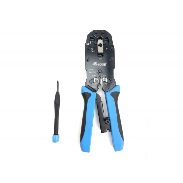 Equip - 12940907101 Herramienta para prensar Negro, Azul