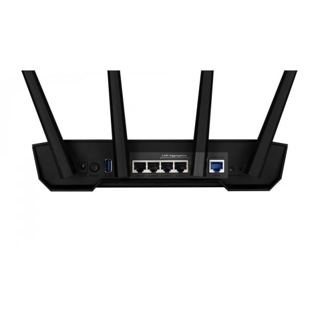 ASUS - TUF Gaming AX3000 V2 router inalámbrico Gigabit Ethernet Doble banda (2,4 GHz / 5 GHz) Negro, Naranja