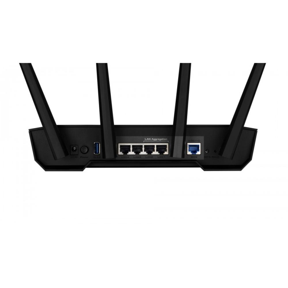 ASUS - TUF Gaming AX3000 V2 router inalámbrico Gigabit Ethernet Doble banda (2,4 GHz / 5 GHz) Negro, Naranja