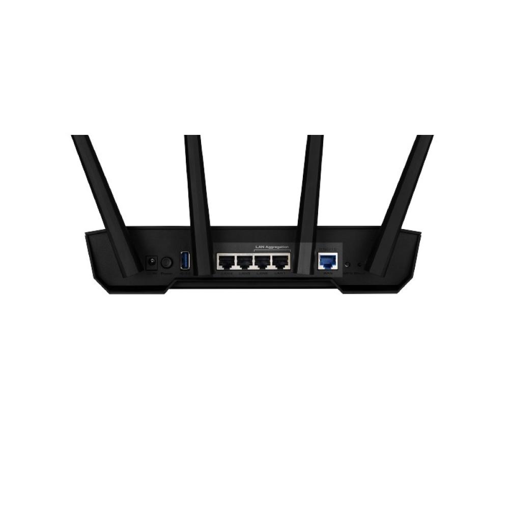 ASUS - TUF Gaming AX3000 V2 router inalámbrico Gigabit Ethernet Doble banda (2,4 GHz / 5 GHz) Negro, Naranja