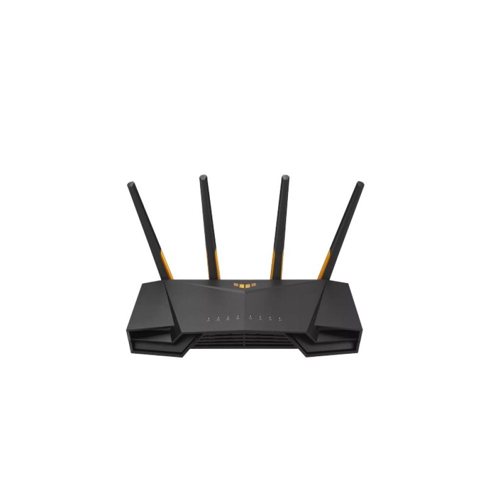 ASUS - TUF Gaming AX3000 V2 router inalámbrico Gigabit Ethernet Doble banda (2,4 GHz / 5 GHz) Negro, Naranja