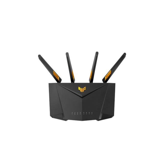 ASUS - TUF Gaming AX3000 V2 router inalámbrico Gigabit Ethernet Doble banda (2,4 GHz / 5 GHz) Negro, Naranja