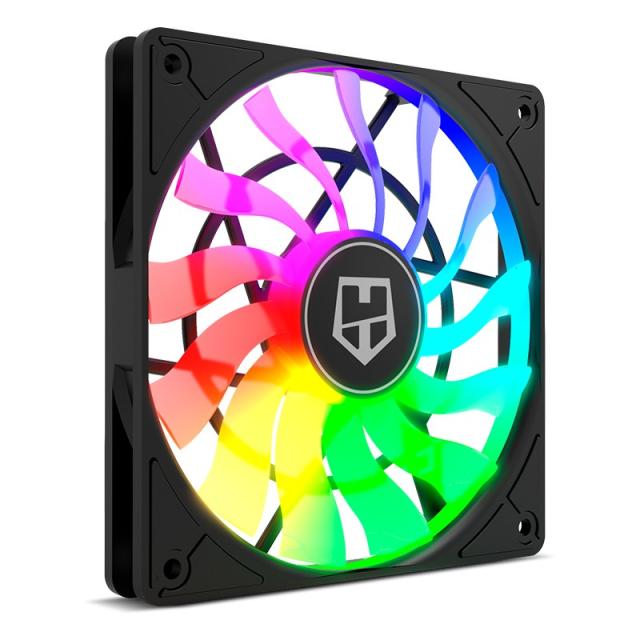 NOX - Hummer SLIM FAN Carcasa del ordenador Ventilador 12 cm Translúcido 1 pieza(s)