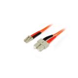 StarTech.com - Cable Patch de Fibra Duplex Multimodo 50/125 1m LC - SC