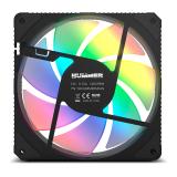 NOX - Hummer M-FAN Carcasa del ordenador Ventilador 12 cm Translúcido 1 pieza(s)