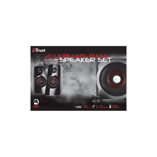 Trust - GXT 38 2.1 Negro Alámbrico 60 W