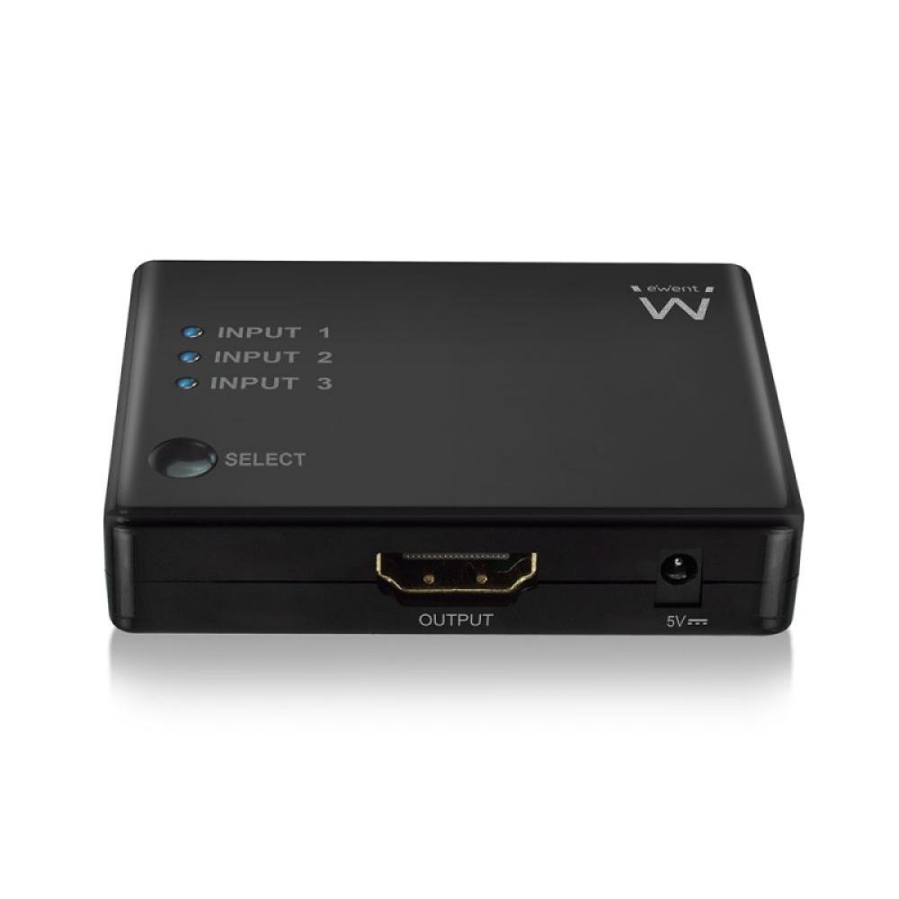 Ewent - EW3730 interruptor de video HDMI