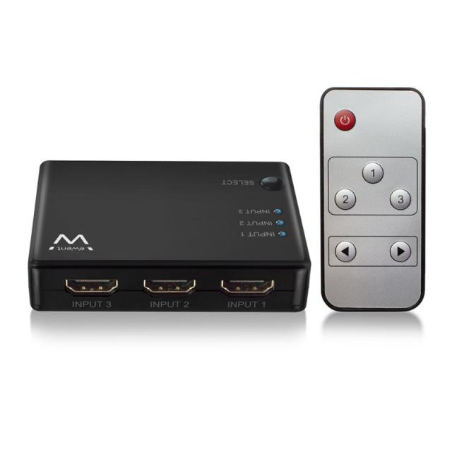 Ewent - EW3730 interruptor de video HDMI