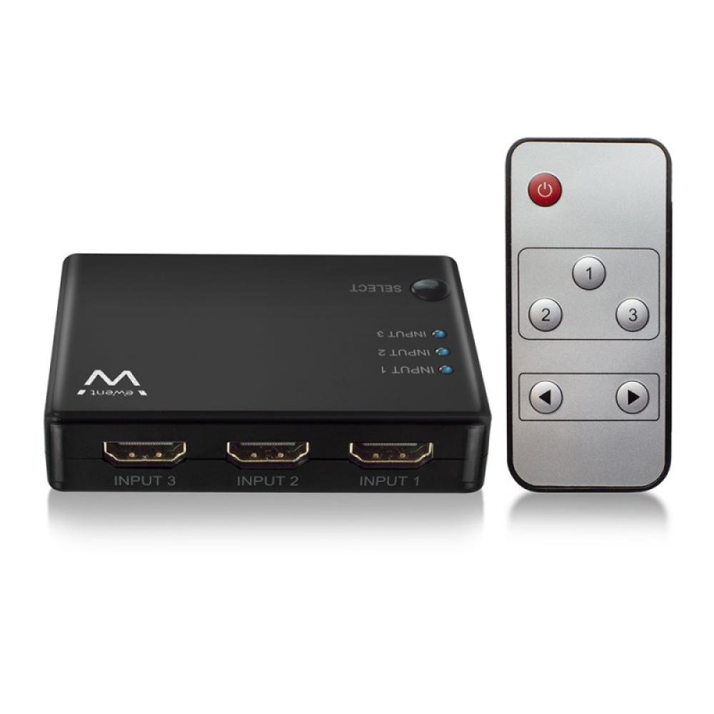 Ewent - EW3730 interruptor de video HDMI