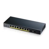 Zyxel - GS1900-10HP Gestionado L2 Gigabit Ethernet (10/100/1000) Energía sobre Ethernet (PoE) Negro
