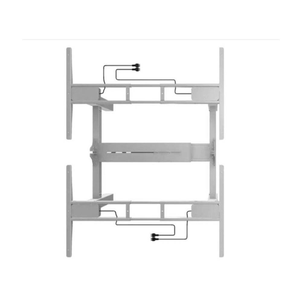 Equip - 650830 estructura regulable para escritorio Eléctrico 4 pata(s) Gris